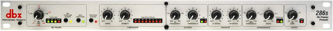 dbx 286s Microphone Preamp & Channel Strip Processor