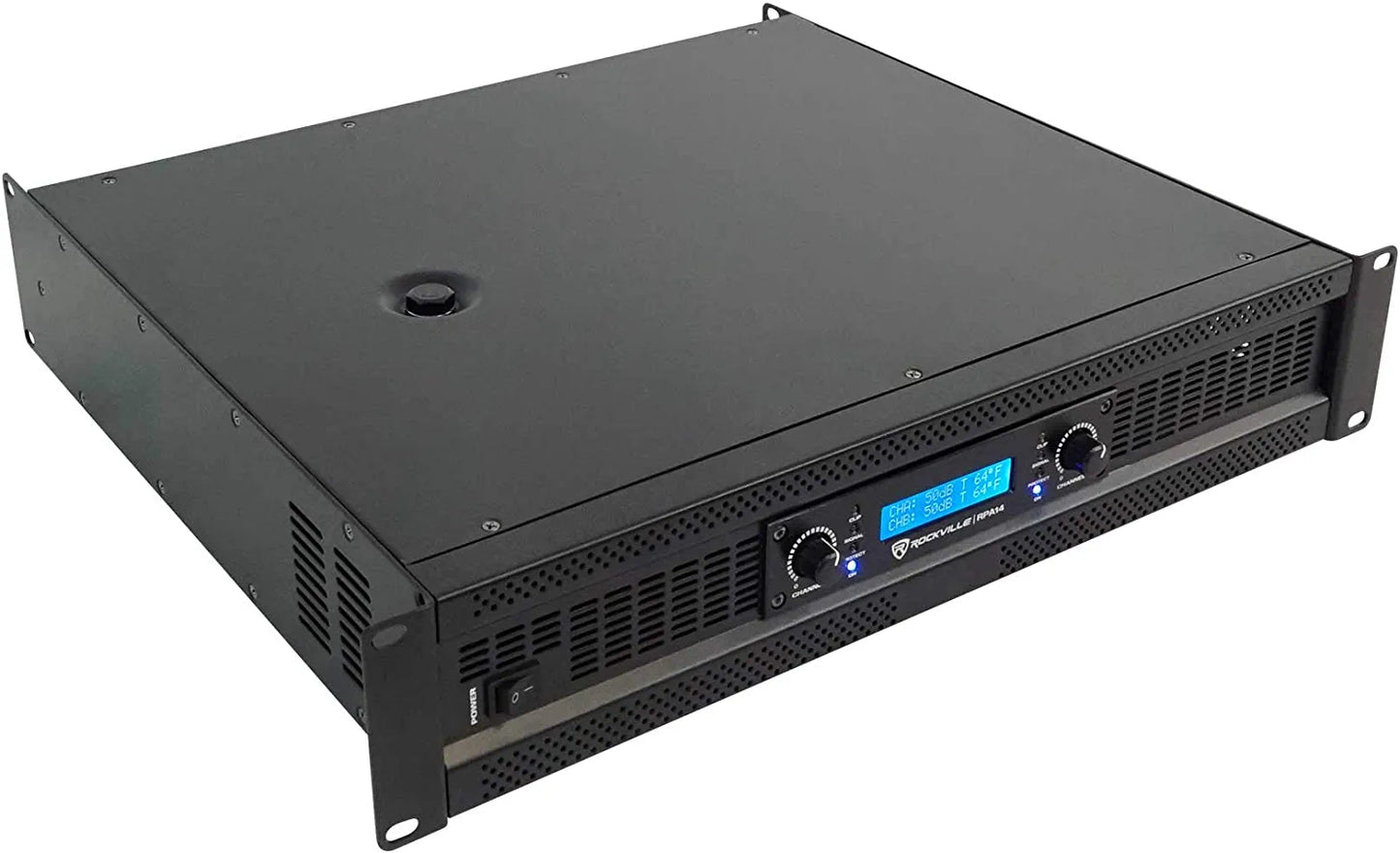 Rockville RPA16 10000 Watt Peak / 3000w RMS 2 Channel Power Amplifier Pro/DJ Amp