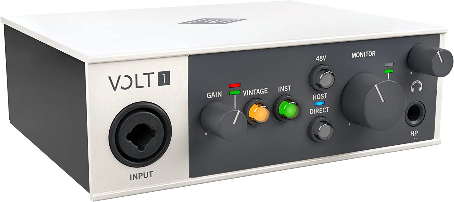 UA Volt 476P USB Audio Interface for recording, podcasting, and streaming with essential audio software, including $400 in UAD plug-ins