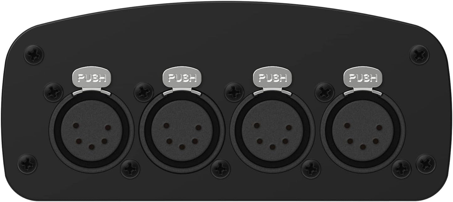 Enttec D-Split 70579 DMX 4 Port Isolated Splitter / Isolator (5-Pin)