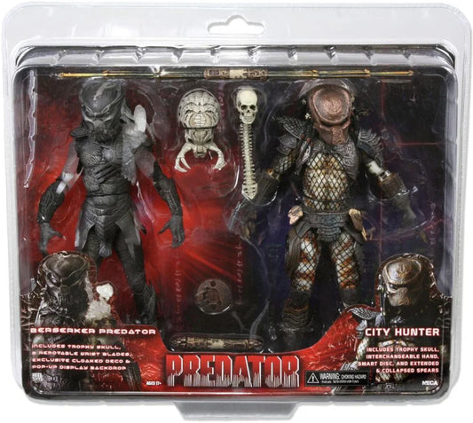 Alien VS. Predator NECA Exclusive Action Figure 2Pack Berserker Predator City Hunter