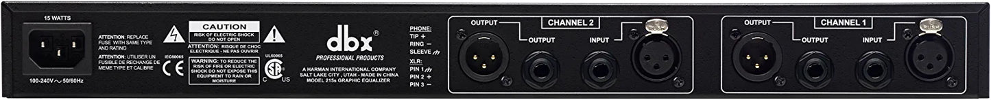 dbx 231s Dual Channel 31-Band Equalizer
