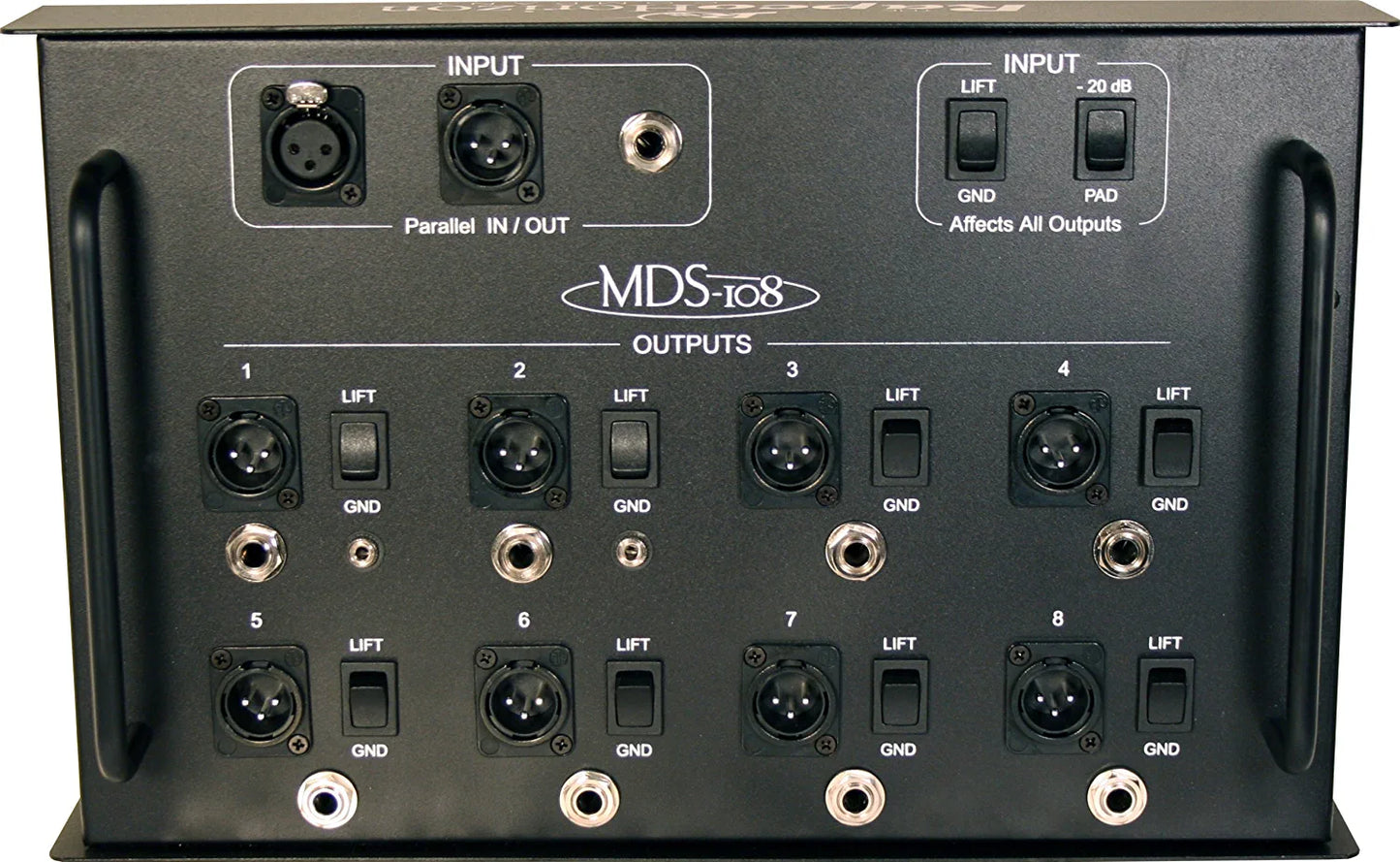 Rapco Horizon PB-8 1-Inout/8-Output Press Box