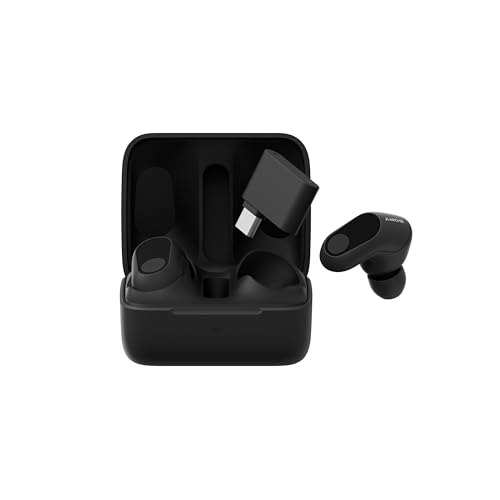 Sony INZONE Buds Truly Wireless Noise Cancelling Gaming Earbuds, 12 Hour Battery, for PC, PS5, 360 Spatial Sound, 30ms Low Latency, USB-C Dongle and LE Audio (LC3), WF-G700N Black