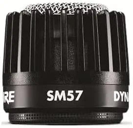 Shure SM57 Cardioid Dynamic Instrument Microphone with Pneumatic Shock Mount, A25D Mic Clip, Storage Bag, 3-pin XLR Connector, No Cable Included (SM57-LC)