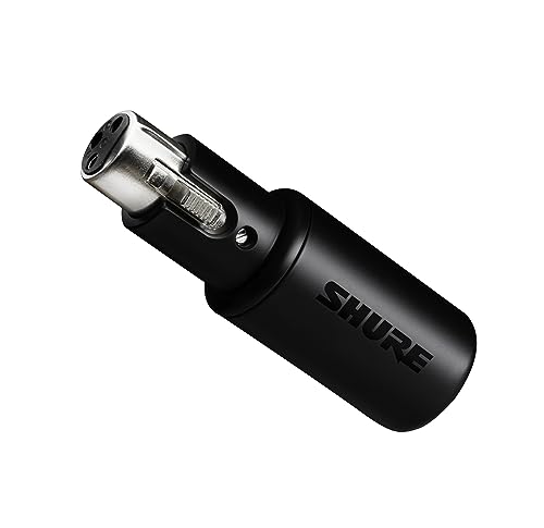 Shure MVX2U XLR-to-USB Digital Interface with Headphone Jack, Integrated Pre-amp with 60dB Gain Control, Zero-Latency Monitoring, 48V Phantom Power, ShurePlus Desktop App, 1m USB-C Cable