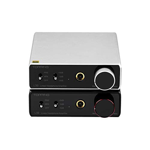 TOPPING [New Version L30 Mini HiFi Amp Audio Hi-Res Headphone Amplifier NFCA Preamplifier (Sliver)