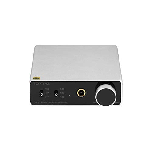 TOPPING [New Version L30 Mini HiFi Amp Audio Hi-Res Headphone Amplifier NFCA Preamplifier (Sliver)