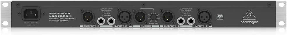 Behringer ULTRAGRAPH PRO FBQ1502HD High-Definition 15-Band Stereo Graphic Equalizer with FBQ Feedback Detection System