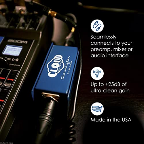 Cloud Microphones - Cloudlifter CL-1 Mic Activator - Ultra-Clean Microphone Preamp Gain - USA Made