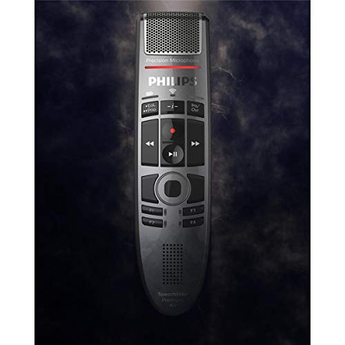 Philips SpeechMike Premium Air Wireless Dictation USB Microphone, Push-Button