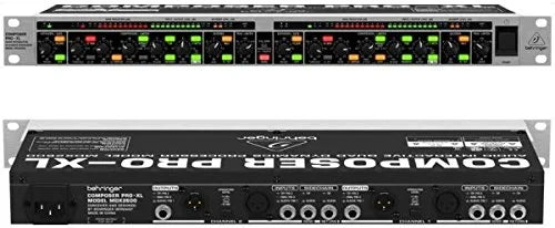 BEHRINGER MDX2600 Interactive Reference-Class 2-Channel Expander/Gate/Compressor/Peak Limiter Silver & Black, Slvr/Blk