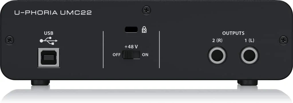 Behringer U-Phoria UMC22 USB Audio Interface
