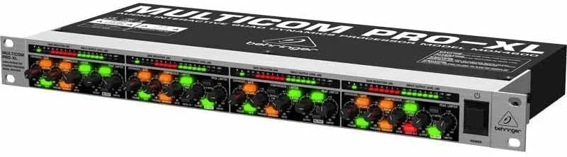 Behringer MDX4600 MULTICOM PRO-XL - 4 Channel Compressor/Limiter and Peak Limiter