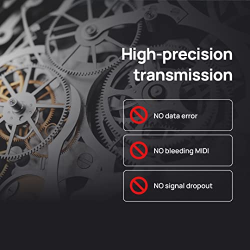 CME MIDI Thru5 WC - First-class 1-to-5 MIDI Thru - High-precision 1-in-5-out wired transmission with high-speed optocoupler for error-free synchronization of all MIDI devices via 5-pin DIN