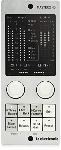 TC Electronic MASTER X HD-DT Multiband Dynamics Processor Plug-in with Dedicated Hardware Controller