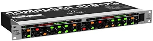 BEHRINGER MDX2600 Interactive Reference-Class 2-Channel Expander/Gate/Compressor/Peak Limiter Silver & Black, Slvr/Blk