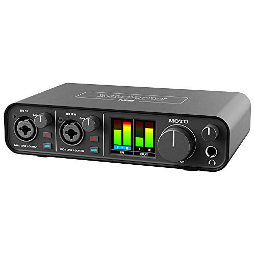 Motu M2 2x2 USB-C Audio Interface with XLR-XLR Cable Bundle