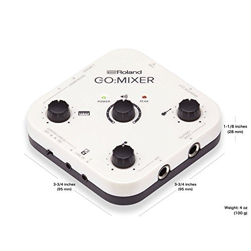 Roland GOMIXER Audio Mixer for Smartphones,White