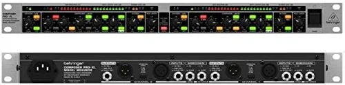 BEHRINGER MDX2600 Interactive Reference-Class 2-Channel Expander/Gate/Compressor/Peak Limiter Silver & Black, Slvr/Blk