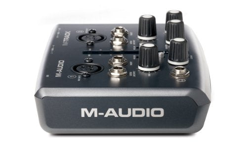 M-Audio M-Track | Two-Channel Portable USB Audio and MIDI Interface (24-bit/48 kHz)