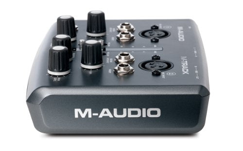 M-Audio M-Track | Two-Channel Portable USB Audio and MIDI Interface (24-bit/48 kHz)