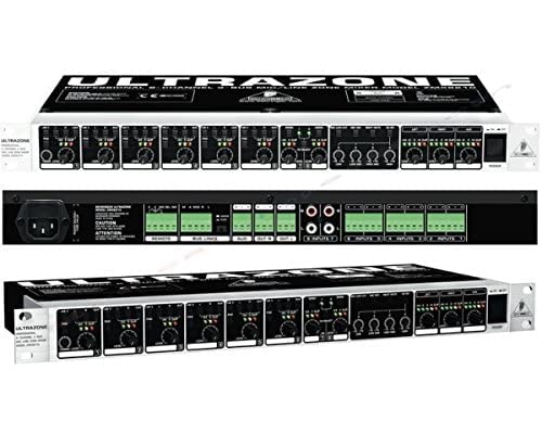 Behringer ULTRAZONE ZMX8210 Professional 8 Channel 3-Bus Mic/Line Zone Mixer with Remote Control and Link Ports