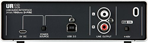 Yamaha Steinberg UR12 USB Audio Interface, small