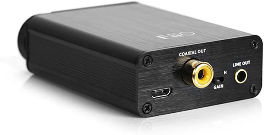 FiiO Headphone Amps Portable DAC USB Type-C coaxial 384kHz/32bit (E10K-TC black)