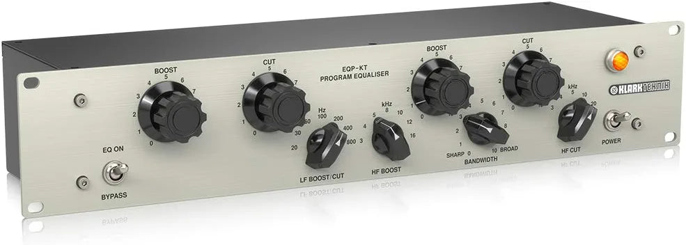 Klark Teknik EQP-KT Classic Tube Equaliser with Switchable-Frequency Selection, Variable Bandwidth and Custom-Built Midas Transformers