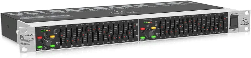 Behringer ULTRAGRAPH PRO FBQ1502HD High-Definition 15-Band Stereo Graphic Equalizer with FBQ Feedback Detection System