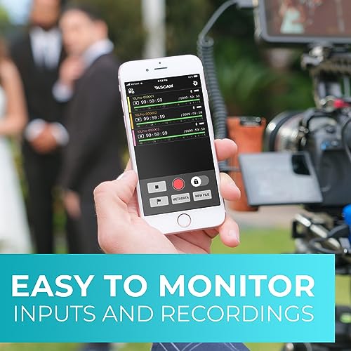 TASCAM DR-10L Pro Ultra Portable Personal Recorder with Lavalier Microphone, 32-bit Float Recording, microSDHC Card Support, and Support for Atomos Wireless Timecode