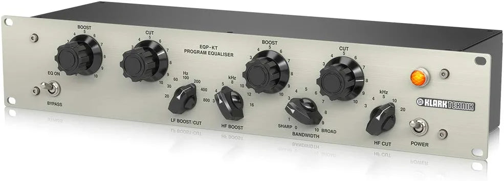 Klark Teknik EQP-KT Classic Tube Equaliser with Switchable-Frequency Selection, Variable Bandwidth and Custom-Built Midas Transformers