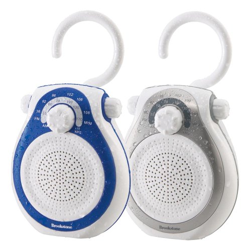 Brookstone Shower Tunes Water Proof Resistant Radio (AM/FM)