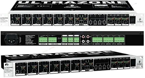 Behringer ULTRAZONE ZMX8210 Professional 8 Channel 3-Bus Mic/Line Zone Mixer with Remote Control and Link Ports