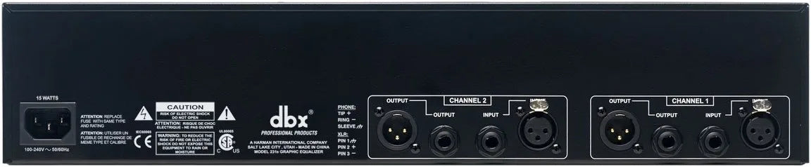 dbx 231s Dual Channel 31-Band Equalizer