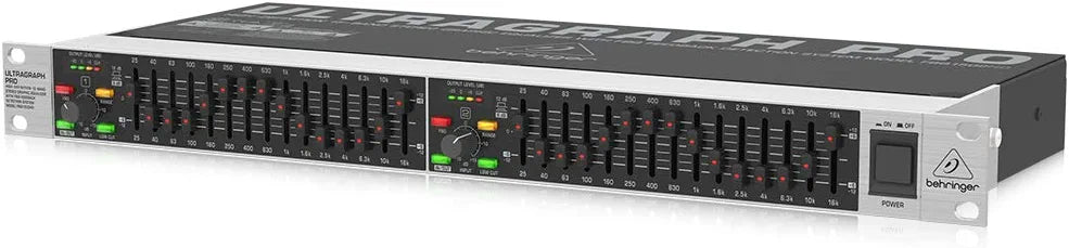 Behringer ULTRAGRAPH PRO FBQ1502HD High-Definition 15-Band Stereo Graphic Equalizer with FBQ Feedback Detection System