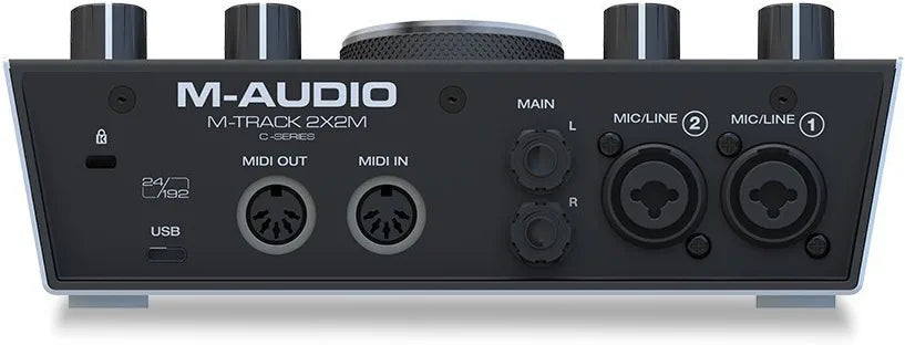 M Audio M Track 2X2 | 2 In / 2 Out 24/192 USB Audio Interface