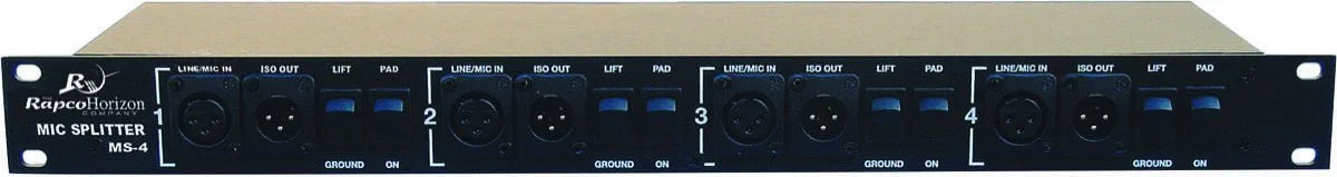 Rapco Horizon PB-8 1-Inout/8-Output Press Box