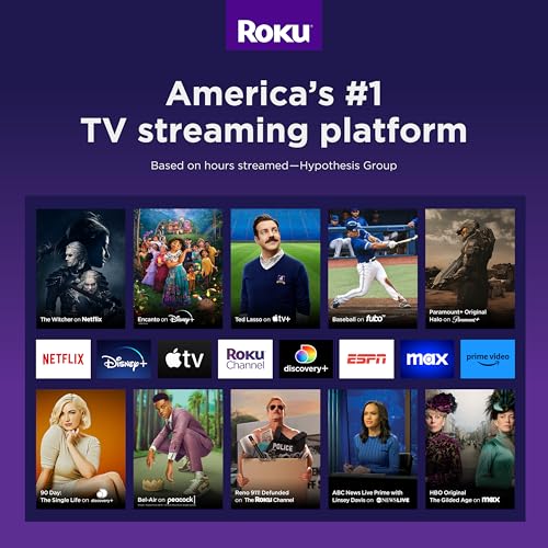 Roku Express | HD Roku Streaming Device with Simple Remote (no TV controls), Free & Live TV, Black