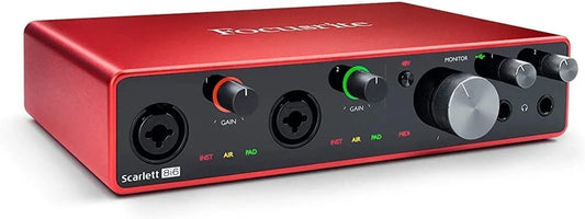 Focusrite Scarlett 8i6 3rd Gen USB Audio Interface, for Producers, Musicians, Bands, Content Creators — High-Fidelity, Studio Quality Recording, and All the Software You Need to Record