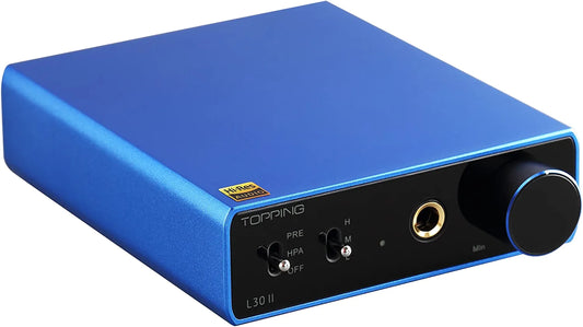 TOPPING [New Version] L30 Mini HiFi Amp Audio Hi-Res Headphone Amplifier NFCA Preamplifier (Sliver)