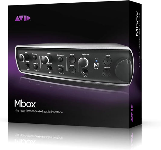Avid Mbox High-Performance 4x4 Audio Interface for Mac and PC