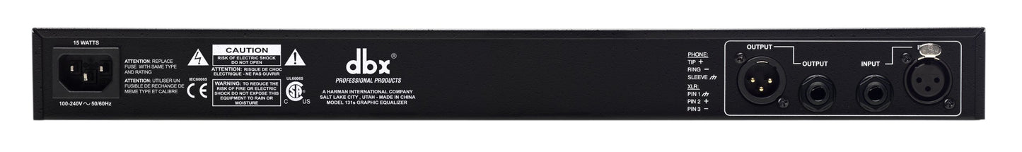 dbx 131s Single Channel 31-Band Equalizer