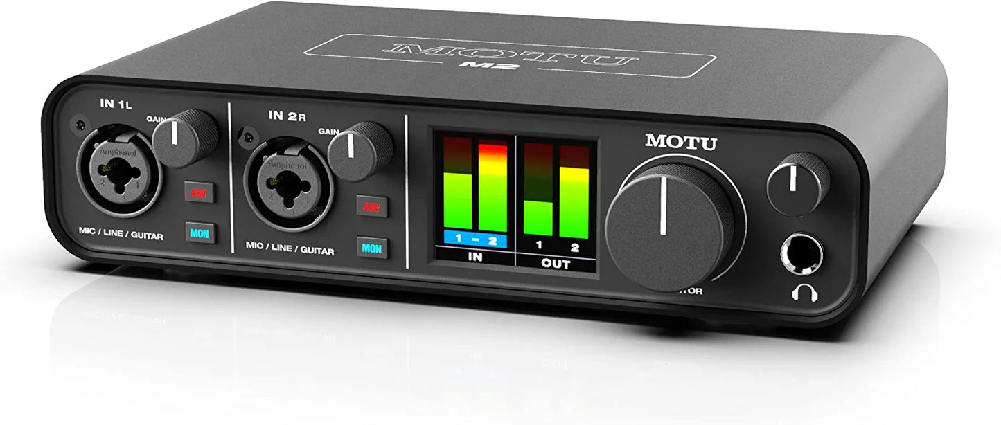 MOTU M2 2x2 USB-C Audio Interface