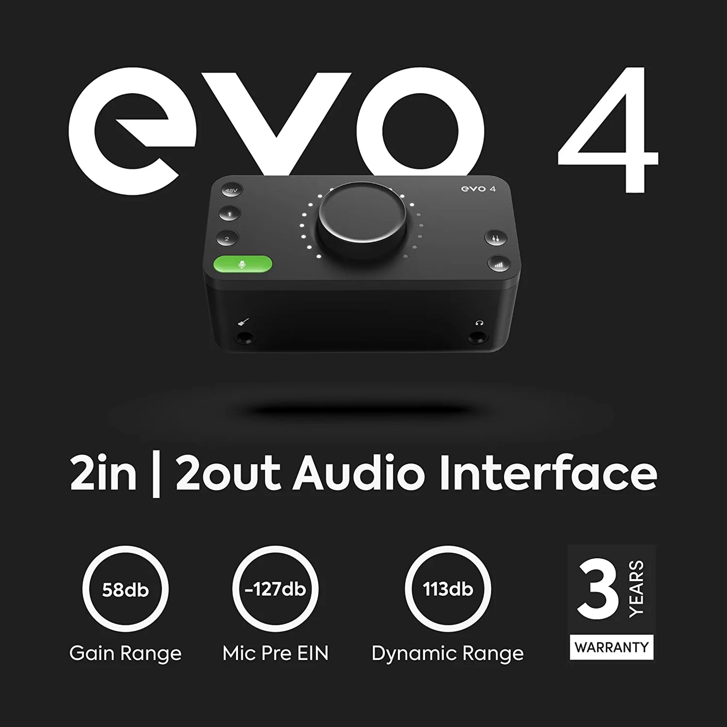 Audient EVO 4 USB Audio Interface