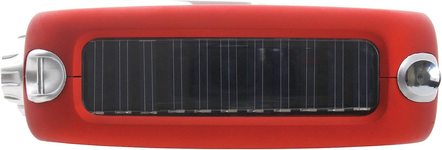 Eton American Red Cross ARCFR360R Solarlink Self-Powered Digital AM/FM/NOAA Radio with Solar Power, Flashlight and Cell Phone Charger (Red)