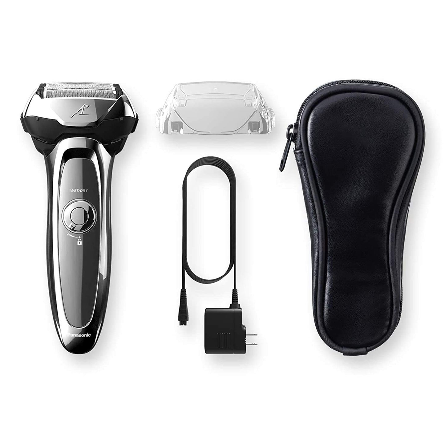 Panasonic Arc5 Electric Razor for Men ES-LV65-S + Replacement Outer Foil WES9173P, 5 Blade Shaver and Trimmer, Shave Sensor and Multi Flex Pivoting Head, ES-COS65, Black