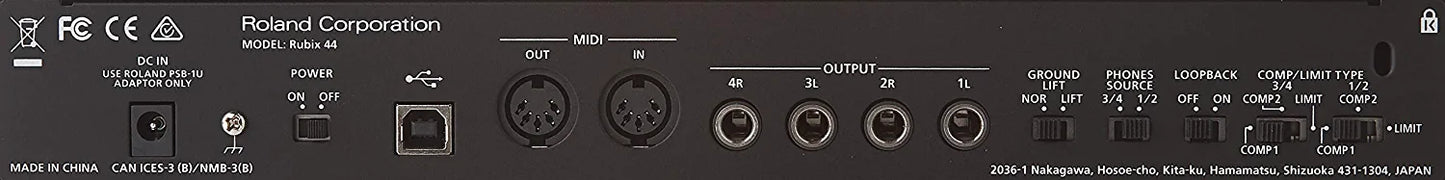 Roland Rubix 22 USB Audio Interface 2 in/2 Out (RUBIX22)