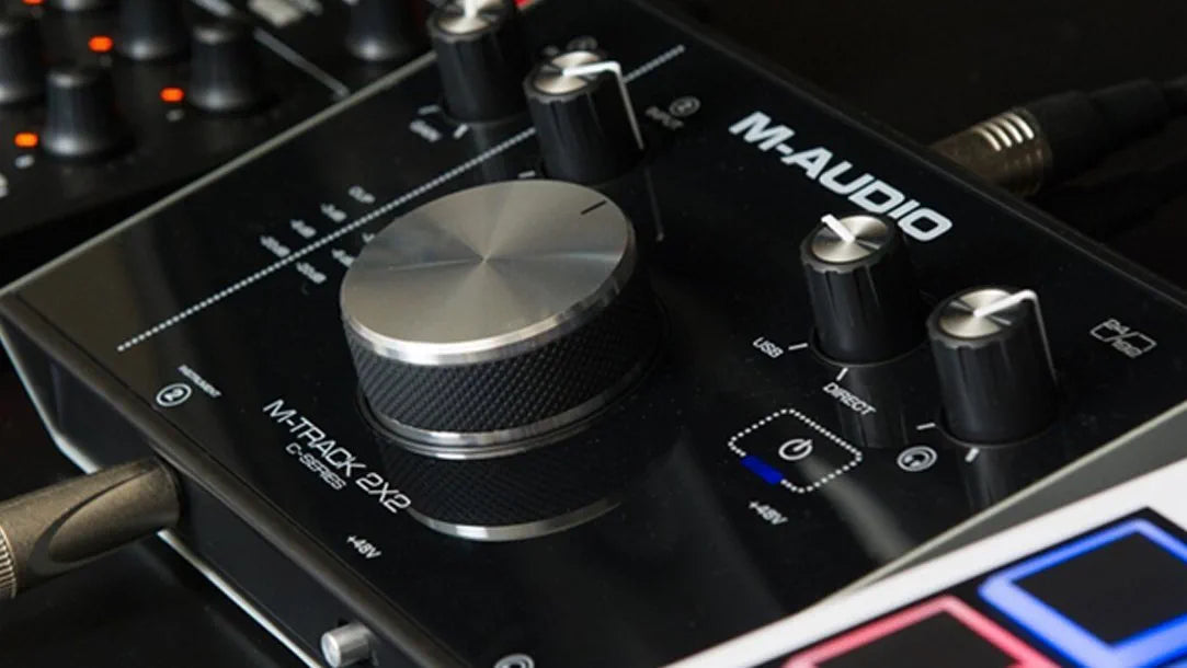 M Audio M Track 2X2 | 2 In / 2 Out 24/192 USB Audio Interface